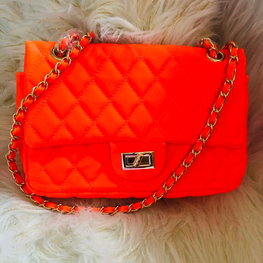 Neon Orange 2Way Bag